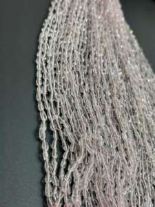 High Quality Fully Transparent <b>ROSE</b> <b>Quartz</b> Gemstone Beads Fancy Pear Drop Shape <b>Rose</b> <b>Quartz</b> Beads - Product Image 2