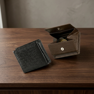 Monederos de Cuero Hechos a Mano de Alta Calidad, Estuche de Bolsillo Pequeño, Personalizable, Portátil, Unisex, para Hombre y Mujer - Product Image 3