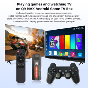 Q9max USB-C H313 Android Hệ Thống Kép Trò Chơi Thanh 8K Retro Cổ Điển Video Giao Diện Điều Khiển 30000 + Trò Chơi Không Dây Điều Khiển 64G TV Trò Chơi Hộp - Product Image 5