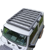 Galerie de toit tout-terrain en alliage d'aluminium pour Suzuki Jimny JB64 JB74 Outdoor Camping Car Accessories