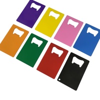 Ouvre-bouteille créatif HXY en acier inoxydable écologique pour sublimation, format carte de crédit, ouvre-bière pour cadeau DIY