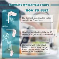 Analizador de Agua de Alta Precisión 17 en 1 para Pruebas de Agua Potable y de Pozo, Incluye Medición de Dureza del Agua