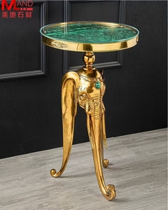 <span class=keywords><strong>New</strong></span> <span class=keywords><strong>Antique</strong></span> sản phẩm dát với tinh tế tay hoàn thành tự nhiên Malachite sang trọng Bàn cà phê - Product Image 6