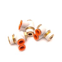Banyak 3 buah Kq2z09-36as Universal Male Elbow Fitting 5/16" Tube ke 3/8" Npt Baru, Asli, Tersedia, dengan Garansi Satu Tahun.