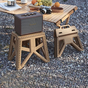 Tabouret pliable rétractable, chaise portable en plastique télescopique, tabouret pliable pour le camping, la pêche, le jardin - Product Image 2