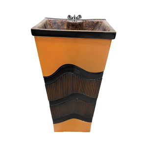 Lavabo de Baño Moderno con Pedestal Completo y Lavamanos - Product Image 1