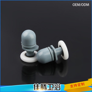 Poulie ABS pour porte de salle de bain, accessoire de porte coulissante de cabine de douche, rouleau excentrique simple, épaisseur 6 mm - Product Image 4