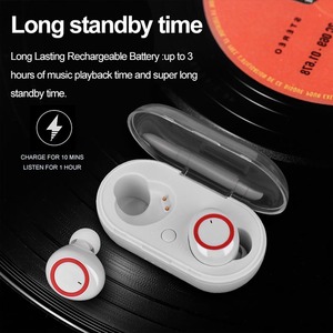 Y50 TWS Auriculares inalámbricos <span class=keywords><strong>Bluetooth</strong></span> 5,0 Auriculares estéreo 9D con control táctil con micrófono Auriculares deportivos Auriculares impermeables Pantalla LED - Product Image 4