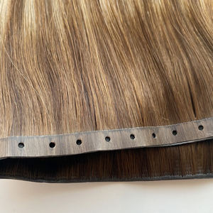 Extensiones de Cabello Humano Haiyi 2025, Nuevo Diseño, Trama de Mariposa, Cabello Virgen 100% con Cutícula Alineada, Trama Perforada - Product Image 4