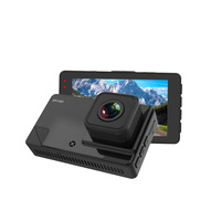 Caméra DVR de voiture 3 pouces HD 4K+1080, caméra embarquée sans fil, grand angle 170°, vision nocturne, enregistrement en boucle avec capteur G