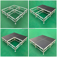 Plateforme de scène mobile en aluminium, plateforme de scène pliable, plateforme d'exposition