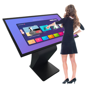 Thông tin truy vấn trạm với màn hình hiển thị năng động màn hình cảm ứng wayfinding đa phương tiện truyền thông kỹ thuật số ngang LCD hiển thị thông tin <span class=keywords><strong>kiosk</strong></span> - Product Image 1