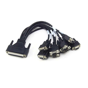 0.3M Đen <span class=keywords><strong>db62</strong></span> 8 <span class=keywords><strong>DB9</strong></span> đến cáp nam 9C * 28AWG - Product Image 3