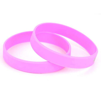 Bracelets en silicone vierges, personnalisables multicolores pour événements sportifs, fêtes, fournitures de décoration DIY avec logo