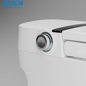 Inodoro Eléctrico Inteligente <span class=keywords><strong>Nuca</strong></span> en Oferta, Tapa de Inodoro Automática con Bidé, Inodoro de Pie con Control Remoto y Tecnología Inteligente - Product Image 4