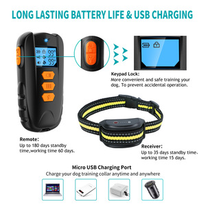Uzaktan elektrikli köpek <span class=keywords><strong>e</strong></span>ğitim yaka ile köpek şok tasması küçük orta büyük köpekler için şarj edilebilir su geçirmez <span class=keywords><strong>e</strong></span>-yaka - Product Image 5