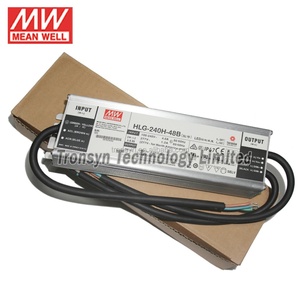 Convertisseur LED étanche Meanwell HLG-240H-48 240W à tension constante 48V IP65 IP67 avec variation de tension I-10Vdc 10V PWM et variation de résistance - Product Image 5