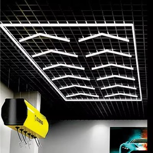 Đèn tổ ong chất lượng cao tiết kiệm năng lượng tổ ong dẫn lưới lục giác dẫn ánh sáng nhà để xe cho trần trong nhà để xe rửa hội thảo - Product Image 5