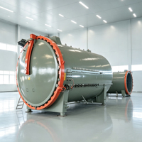 Autoclave Compuesto Totalmente Automático con Curva de Temperatura y Presión Programable, Máquina de Autoclave para Fibra de Carbono