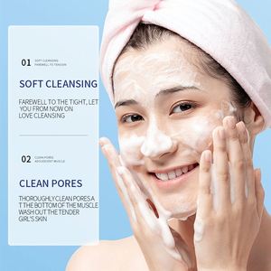 Nettoyant visage hydratant au <span class=keywords><strong>charbon</strong></span> de bois BIOAQUA OEM, lait nettoyant pour le visage, soin du visage - Product Image 4