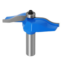 Fraise à queue de 12,7 mm/12 mm pour le profilage des bords des portes d'armoires, outil de rainurage de précision pour le travail du bois et le stratifié