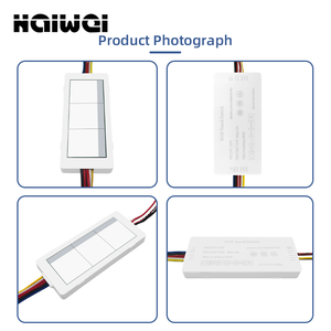 מודול חיישן מגע לד למראה עם מפזר אדים RGB DC 12V 5A 60W, מתג בקרת עמעום ללא שלבים עם שלושה כפתורים - Product Image 2