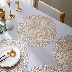 100%PVC <strong>Table</strong> Placemats Stain Resistant <strong>Table</strong> Mats Washable Durable Placemats for Party Banquet Wedding <strong>Dinning</strong> <strong>Table</strong> <strong>Decoration</strong> - Product Image 5
