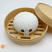 Nouveau jouet anti-stress souple et coloré en forme de boulette, jouet sensoriel Kawaii en forme de pain, cadeau de fête