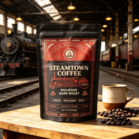Sachet Doypack personnalisé avec logo imprimé en gravure pour grains de café, 250g, 500g, 1kg, avec fermeture Ziplock et valve de dégazage pour café torréfié