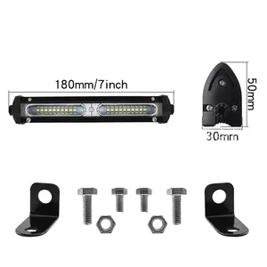 Barra de holofote de luz de trabalho para caminhão, sistema de iluminação LED de alta potência branco de 24V