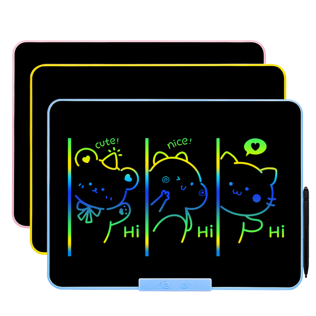 Custom Logo 13 16 20 Inch Color LCD Screen Electronic Writing Tablet for Kid Drawing Graffiti Board Type-C Charging Digital Pads