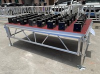 Scène modulaire portable en aluminium pas chère 4*8 pieds