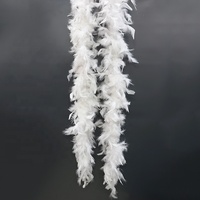 Boa en plumes de dinde teintes pour la décoration de fêtes, carnavals, festivals et célébrations