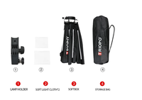 TRIOPO Date KX 90CM Softbox Octogone Parapluie Boîte À Lumière pour Godox AD200 V1 Speedlite Flash Lumière Photographie Studio Accessoires