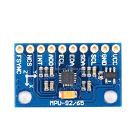 MPU-9250 GY-9250 modul Sensor magnetik sikap 9-sumbu dengan akselerator + Gyro + Magnetometer SPI/IIC kompatibel