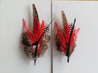 Chapeau d'inde personnalisé plume garniture revers épingle à chapeau pour bricolage artisanat hommes Cowboy Fedora chapeau Costume chapellerie accessoire de cheveux