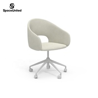 Fauteuils pivotants en tissu confortables et modernes SpaceUnited pour hôtels et bureaux de luxe