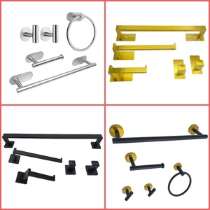 Ensemble <span class=keywords><strong>de</strong></span> barres porte-serviettes en acier inoxydable SUS304 <span class=keywords><strong>de</strong></span> style moderne, installation facile, <span class=keywords><strong>pour</strong></span> hôtel, 40 cm, sans perçage, <span class=keywords><strong>pour</strong></span> <span class=keywords><strong>salle</strong></span> <span class=keywords><strong>de</strong></span> <span class=keywords><strong>bain</strong></span> - Product Image 5