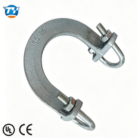 Fixation de renforcement UTT18 compatible avec les normes de tuyauterie GB T3091 JIS G3454, raccord pour système de renforcement anti-incendie et anti-sismique
