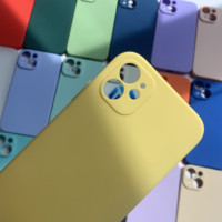 Coque de téléphone en TPU souple et colorée pour iPhone 15, étanche, antichoc, protection de l'appareil photo, coque pour iPhone 14