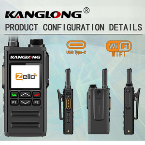 Walkie Talkie Portátil Kanglong Zello G-36 4G LTE con GPS y WiFi, Cobertura Global de 5000 km, Micrófono Incluido - Product Image 5