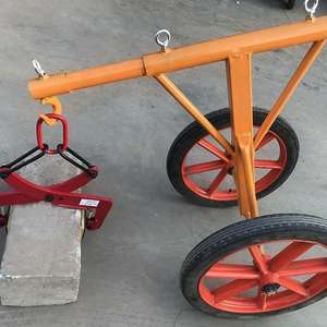 निर्माण स्थल पर सामग्री हैंडलिंग में सड़क किनारे पत्थर स्थिरता हस्तांतरण के लिए उच्च अंत अनुकूलन योग्य ट्रॉली गुड़िया - Product Image 2