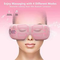 Masque de soin chauffant et vibrant 2026 Beauty Airbag, lunettes de massage électrique portables pour les migraines et le soulagement de la fatigue oculaire
