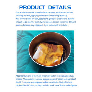 غسول طبي غير معقم للاستعمال مرة واحدة من القطن للاستهلاك الطبي مستشفى جراح - Product Image 2