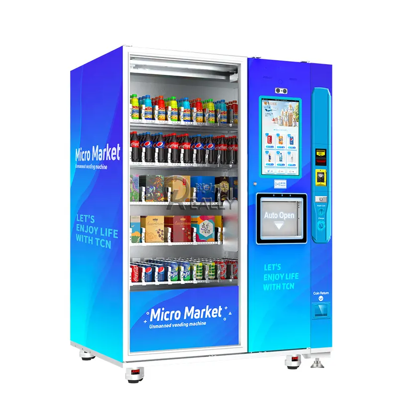 Distributori automatici Self-service di alta qualità con funzionamento semplice e intelligente Touch Screen distributori automatici di bevande