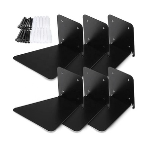 OEM कस्टम लेजर काटने शीट धातु इस्पात लोहे अस्थायी अलमारियों अदृश्य दीवार घुड़सवार फ्लोटिंग बुकशेल्फ़ - Product Image 1