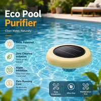 Équipement d'entretien de piscine extérieure automatique à énergie solaire, avec fonction d'économie d'énergie et de déchlorage