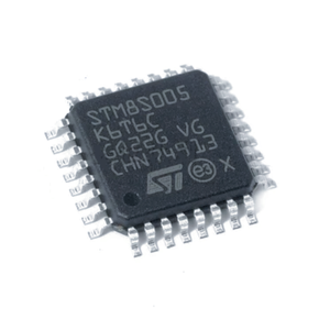 วงจรรวม STM8S005K6T6CTR ไอซี ไมโครคอนโทรลเลอร์ 8 บิต 32KB แฟลช 32LQFP - Product Image 1