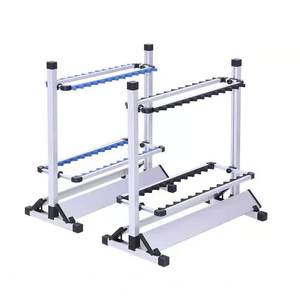 12 Buraco 24 Buraco 45*25*7cm 75*25*7cm Alumínio Pesca <span class=keywords><strong>Rod</strong></span> Display <span class=keywords><strong>Rack</strong></span> 3 Cores Pesca <span class=keywords><strong>Rod</strong></span> Titular - Product Image 1