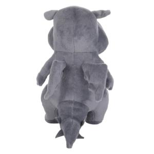 Peluche <span class=keywords><strong>Dinosauro</strong></span> Grigio con Grande Bocca Rossa, Drago Cartone Animato, Animale di Peluche Personalizzato, Bambola Morbida Personalizzata, <span class=keywords><strong>Dinosauro</strong></span> Grigio in Piedi - Product Image 2